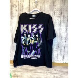 Vintage KISS The Farewell Tour 1973-2000 T-Shirt - All Sport Events Tag - XXL